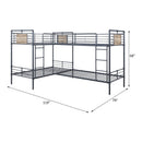  Acme Furniture Cordelia BD00370 Quadruple Twin Bunk Bed IMAGE 2