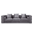  Acme Furniture Bovasis LV00368 Sofa with 5 Pillows IMAGE 2