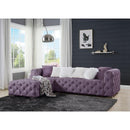  Acme Furniture Qokmis LV00389 Sectional Sofa - Purple IMAGE 6