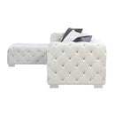  Acme Furniture Qokmis LV00391 Sectional Sofa - Beige IMAGE 3