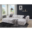  Acme Furniture Qokmis LV00391 Sectional Sofa - Beige IMAGE 7