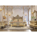 Acme Furniture Seville King Upholstered Poster Bed BD00451EK IMAGE 2