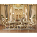  Acme Furniture Seville DN00457 Dining Table with Pedestal Base IMAGE 3
