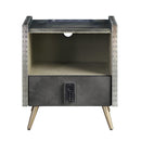  Acme Furniture Doris BD00440 Nightstand with USB & Electric Lock IMAGE 3