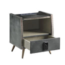  Acme Furniture Doris BD00440 Nightstand with USB & Electric Lock IMAGE 5
