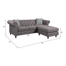  Acme Furniture Waldina LV00499 Reversible Sectional Sofa IMAGE 2