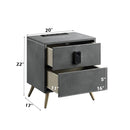 Acme Furniture Doris BD00556 Nightstand with USB & Electric Lock IMAGE 8