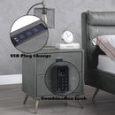  Acme Furniture Doris BD00556 Nightstand with USB & Electric Lock IMAGE 9