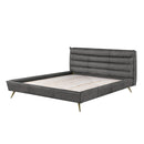  Size_Queen -- Acme Furniture Doris Upholstered Panel Bed IMAGE 2