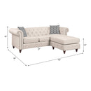  Acme Furniture Waldina LV00643 Reversible Sectional Sofa IMAGE 2