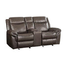  Acme Furniture Lydia LV00655 Motion Loveseat with USB & Console IMAGE 1