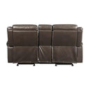  Acme Furniture Lydia LV00655 Motion Loveseat with USB & Console IMAGE 5