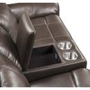  Acme Furniture Lydia LV00655 Motion Loveseat with USB & Console IMAGE 6