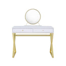  Acme Furniture Coleen AC00667 Vanity Desk with Mirror & Jewelry Tray IMAGE 2