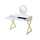  Acme Furniture Coleen AC00667 Vanity Desk with Mirror & Jewelry Tray IMAGE 4