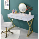 Acme Furniture Coleen AC00667 Vanity Desk with Mirror & Jewelry Tray IMAGE 6