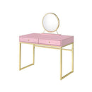  Acme Furniture Coleen AC00668 Vanity Desk with Mirror & Jewelry Tray IMAGE 1