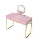  Acme Furniture Coleen AC00668 Vanity Desk with Mirror & Jewelry Tray IMAGE 3