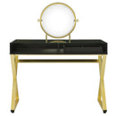  Acme Furniture Coleen AC00669 Vanity Desk with Mirror & Jewelry Tray IMAGE 3
