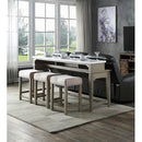  Acme Furniture Wandella DN00089 4PC Pack Counter Height Table Set with USB IMAGE 1
