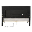  Size_Queen -- Acme Furniture Casilda Upholstered Panel Bed IMAGE 4