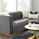 Modway Furniture Sanguine Fabric 3 pc Sectional EEI-3921-GRY IMAGE 6