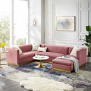 Modway Furniture Sanguine Fabric 3 pc Sectional EEI-3921-DUS IMAGE 7