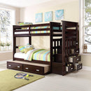  Acme Furniture Allentown 10170W Twin/Twin Bunk Bed with Trundle & Storage IMAGE 1