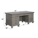  Acme Furniture Gustave OF00201 Executive Desk IMAGE 7