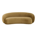  TOV Furniture Kendall TOV-L44181 Velvet Sofa - Cognac IMAGE 1