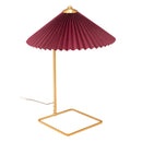  Zuo Charo 56137 Table Lamp - Red & Gold IMAGE 5