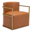  Zuo Xander 102053 Accent Chair - Brown IMAGE 1