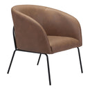  Zuo Quinten 109055 Accent Chair - Vintage Brown IMAGE 5