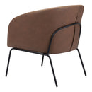  Zuo Quinten 109055 Accent Chair - Vintage Brown IMAGE 6