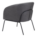  Zuo Quinten 109056 Accent Chair - Vintage Grey IMAGE 6