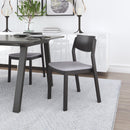  Zuo Desdamona 109214 Dining Chair - Gray & Black IMAGE 8
