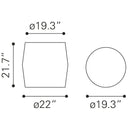  Zuo Pam 109318 Side Table IMAGE 8