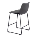  Zuo Smart 109324 Counter Stool - Charcoal IMAGE 5