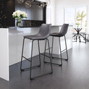  Zuo Smart 109327 Barstool - Charcoal IMAGE 10