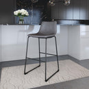  Zuo Smart 109327 Barstool - Charcoal IMAGE 9
