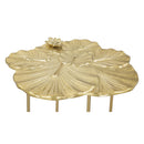  Zuo Lotus 109382 Side Table - Gold IMAGE 6