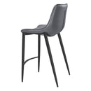  Zuo Magnus 109392 Counter Stool - Dark Grey & Black IMAGE 5