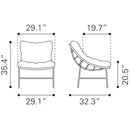 Zuo Merilyn Stationary Fabric Accent Chair 703972 IMAGE 14