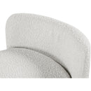  Color_Cream -- Peyton Cream Boucle Fabric Upholstered Bench IMAGE 5