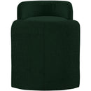  Color_Green -- Peyton Green Boucle Fabric Upholstered Bench IMAGE 3