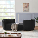  Manufacturer Color_Black -- Meridian Hilton Fabric Chaise IMAGE 2