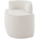  Manufacturer Color_Cream -- Hilton Cream Boucle Fabric Upholstered Chaise Lounge IMAGE 5
