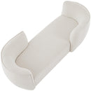  Manufacturer Color_Cream -- Hilton Cream Boucle Fabric Upholstered Chaise Lounge IMAGE 6