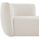  Manufacturer Color_Cream -- Hilton Cream Boucle Fabric Upholstered Chaise Lounge IMAGE 7