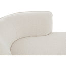  Manufacturer Color_Cream -- Hilton Cream Boucle Fabric Upholstered Chaise Lounge IMAGE 9